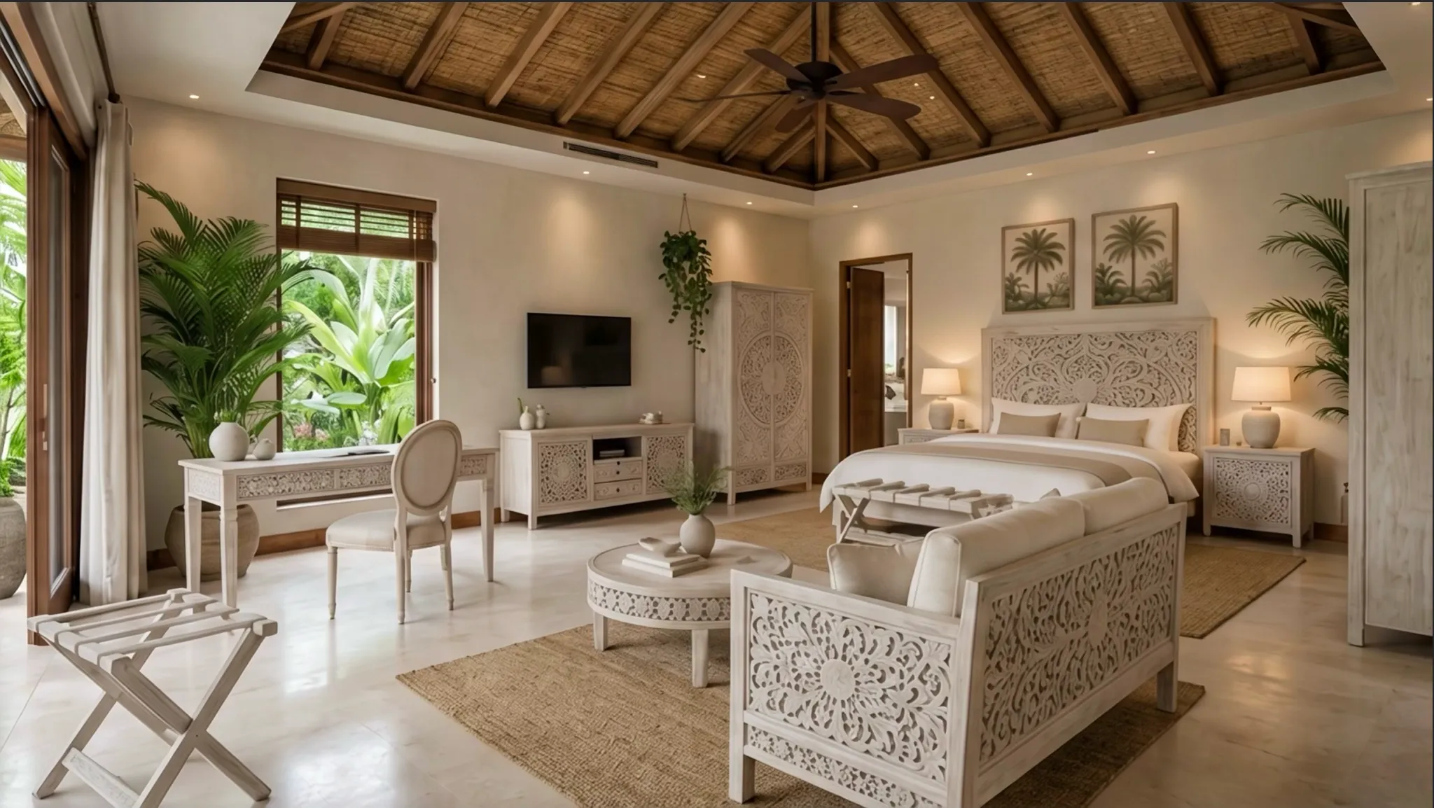 Pearl Inlay Bedroom and lounge