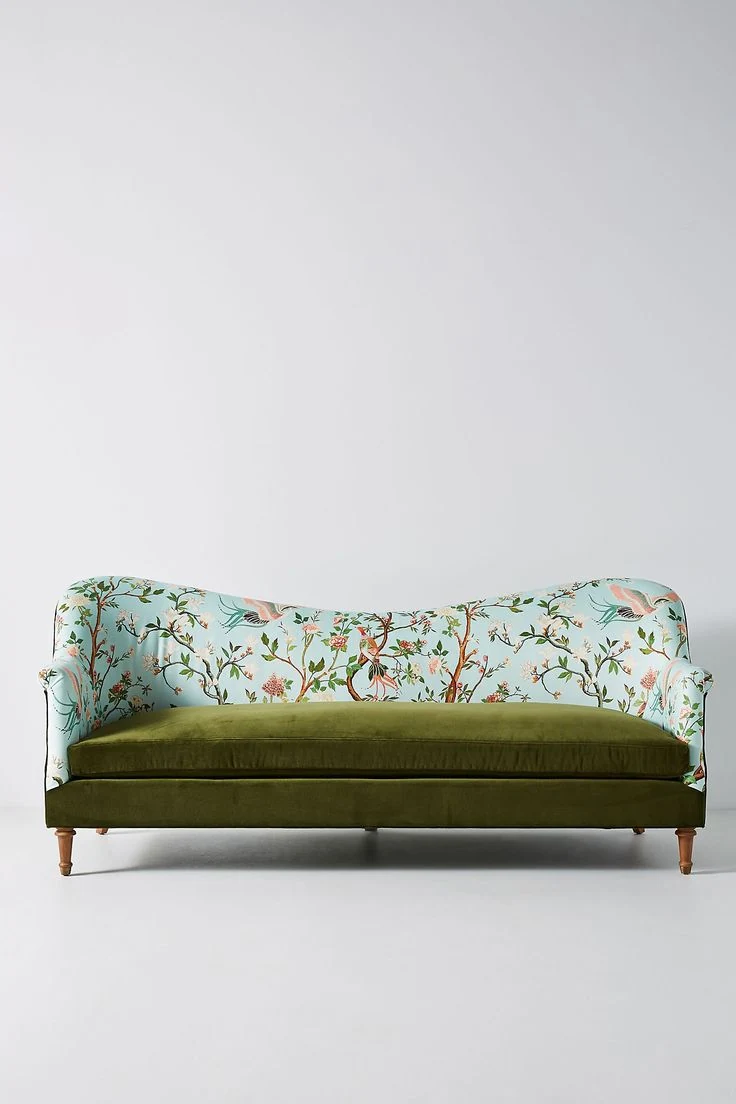 Botanical Camelback Sofa, Atelier seating study 12