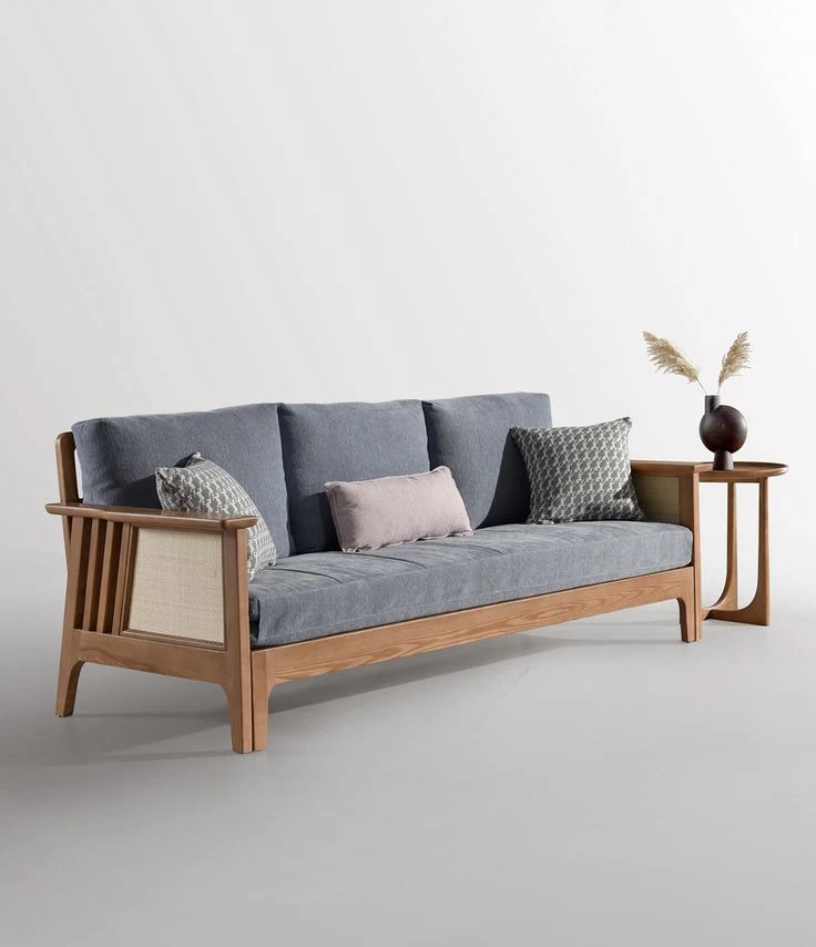Open-frame Timber Sofa, Atelier seating study 37